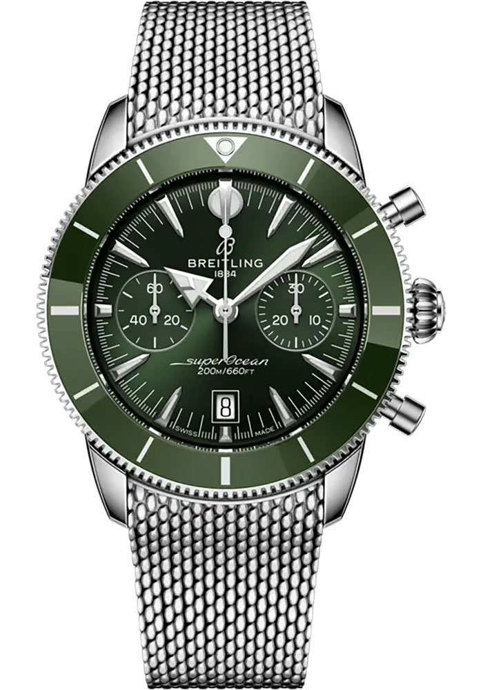 Breitling Watches - Superocean Heritage B01 Chronograph 42 Stainless Steel - Metal Bracelet - Style No: AB0156361L1A1