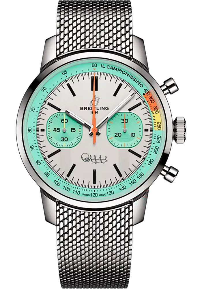 Breitling Watches - Top Time B01 Stainless Steel - Metal Bracelet - Style No: AB01768A1A1A1