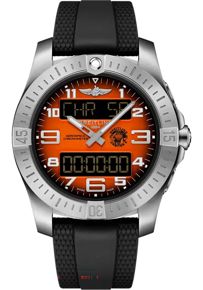 Breitling Watches - Aerospace B70 Orbiter Titanium - Rubber Strap - Folding Buckle - Style No: EB70101A1O1S1
