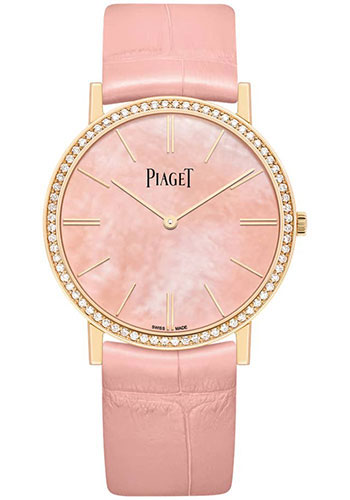 Piaget Watches - Altiplano Ultra-Thin - Mechanical - 34 mm - Rose Gold - Style No: G0A44060
