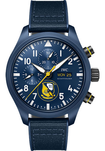 IWC Watches - Pilots Watch Chronograph Edition Blue Angels - Style No: IW389109