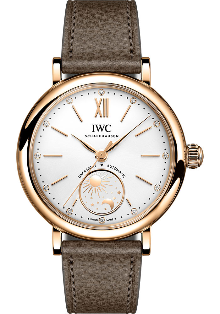 IWC Watches - Portofino Automatic Day and Night 34 - Red Gold - Style No: IW459805