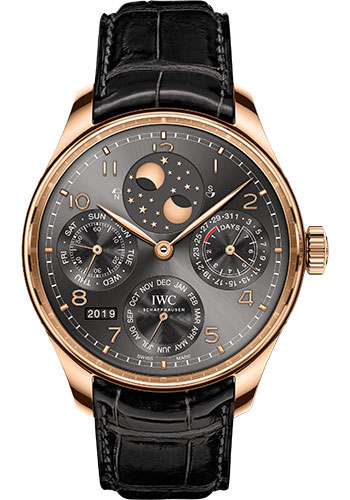 IWC Watches - Portuguese Perpetual Calendar - Red Gold - Style No: IW503404