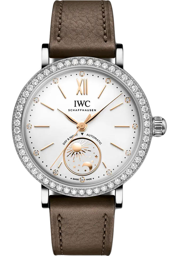 IWC Watches - Portofino Automatic Day and Night 34 - Stainless Steel - Style No: IW659803