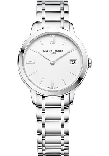 Baume & Mercier Watches - Classima 31mm - Quartz Date - Steel - Style No: M0A10335