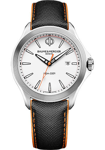 Baume & Mercier Watches - Clifton Club 42mm - Quartz Date - Steel - Style No: M0A10410
