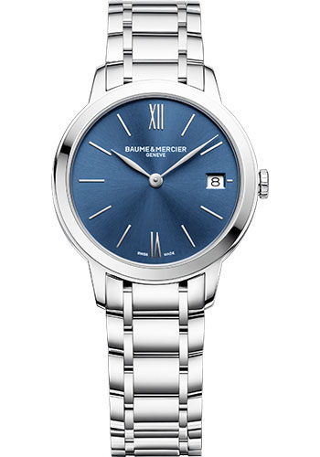 Baume & Mercier Watches - Classima 31mm - Quartz Date - Steel - Style No: M0A10477