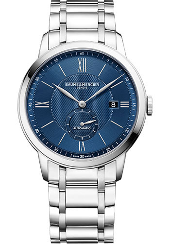 Baume & Mercier Watches - Classima 42mm - Automatic Small Seconds - Steel - Style No: M0A10481