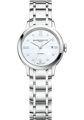 Baume & Mercier Watches - Classima 27mm - Automatic Date - Steel - Style No: M0A10493