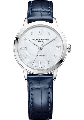 Baume & Mercier Watches - Classima 31mm - Automatic Date - Steel - Style No: M0A10545