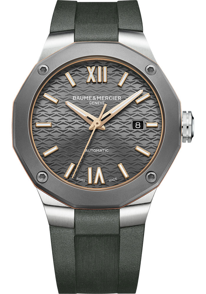 Baume & Mercier Watches - Riviera 42mm - Automatic Steel Titanium - Steel - Style No: M0A10660