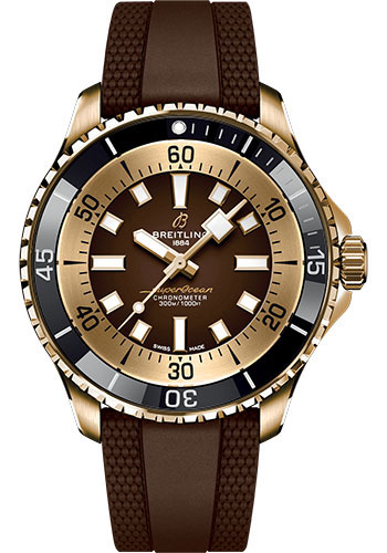 Breitling Watches - Superocean Automatic 44mm - Rubber Strap - Folding Buckle - Style No: N17376201Q1S1