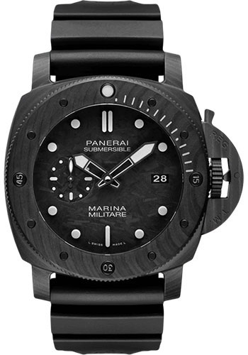 Panerai Watches - Submersible Marina Militare Carbotech - 47mm - Style No: PAM02979