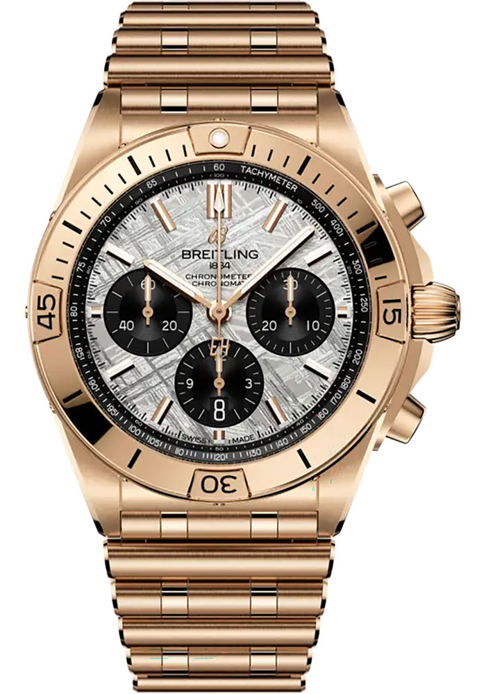 Breitling Watches - Chronomat B01 42 Red Gold - Metal Bracelet - Style No: RB01347A1F1R1
