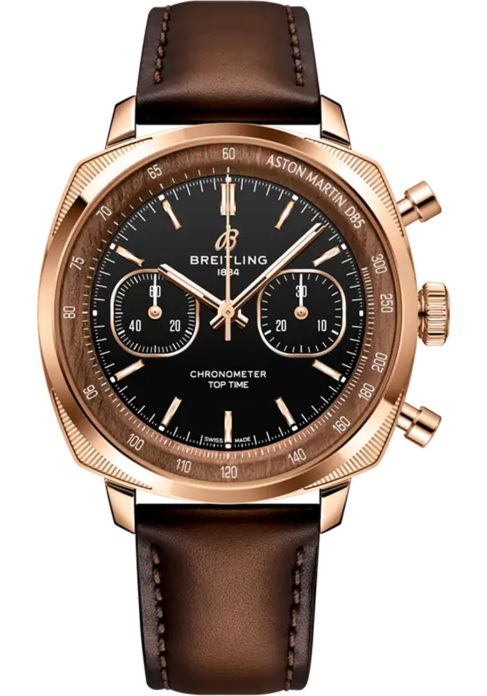 Breitling Watches - Top Time B01 Red Gold - Leather Strap - Folding Buckle - Style No: RB0178131B1X1