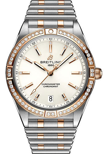 Breitling Watches - Chronomat Automatic 36 Steel and Red Gold - Metal Bracelet - Style No: U10380591A1U1