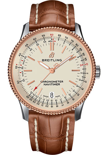 Breitling Watches - Navitimer Automatic 38mm - Steel and Red Gold - Style No: U17325211G1P1