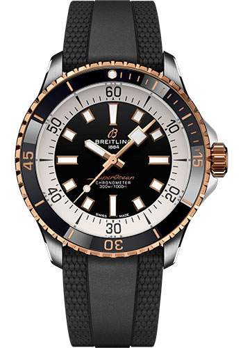 Breitling Watches - Superocean Automatic 42mm - Rubber Strap - Folding Buckle - Style No: U17375211B1S1