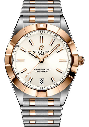 Breitling Watches - Chronomat 32 Steel and Red Gold - Metal Bracelet - Style No: U77310101A1U1