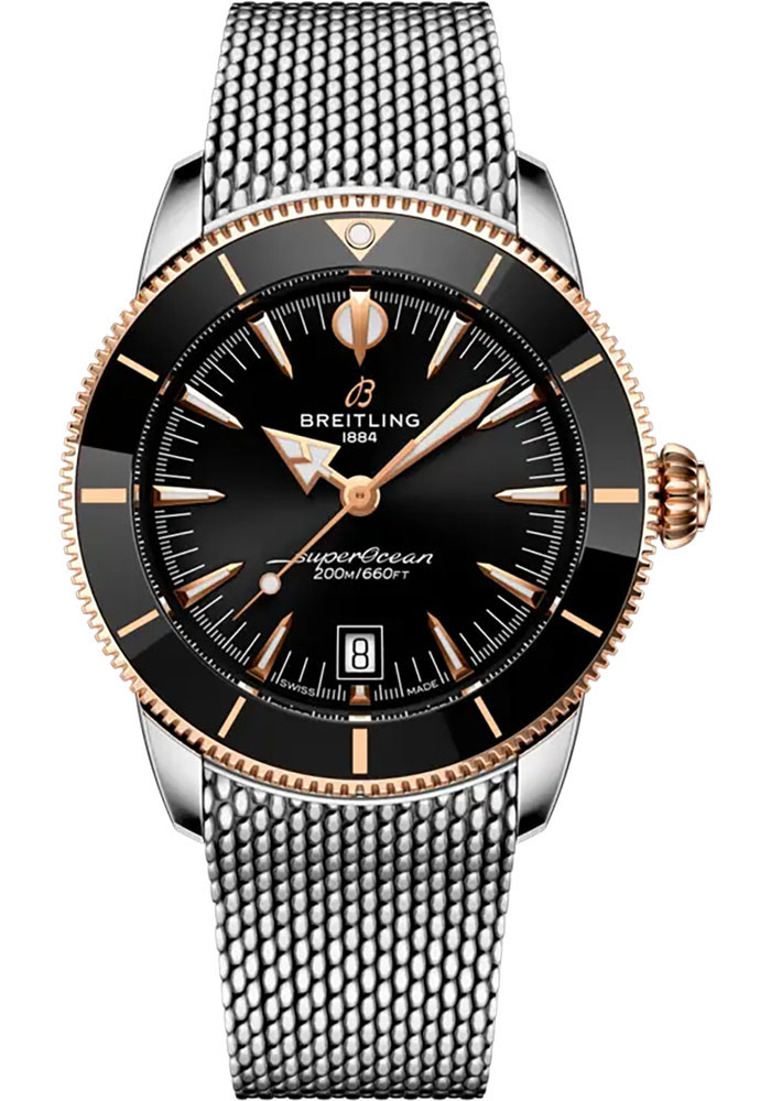 Breitling Watches - Superocean Heritage B31 Automatic 42 Steel and Red Gold - Metal Bracelet - Style No: UB3111241B1A1