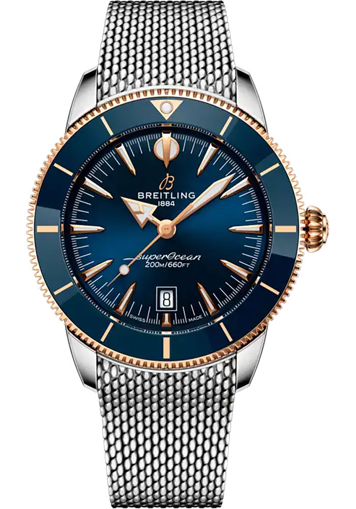 Breitling Watches - Superocean Heritage B31 Automatic 44 Steel and Red Gold - Metal Bracelet - Style No: UB3112161C1A1