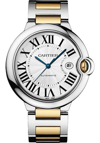 Cartier Watches - Ballon Bleu 42mm - Steel and Yellow Gold - Style No: W2BB0031