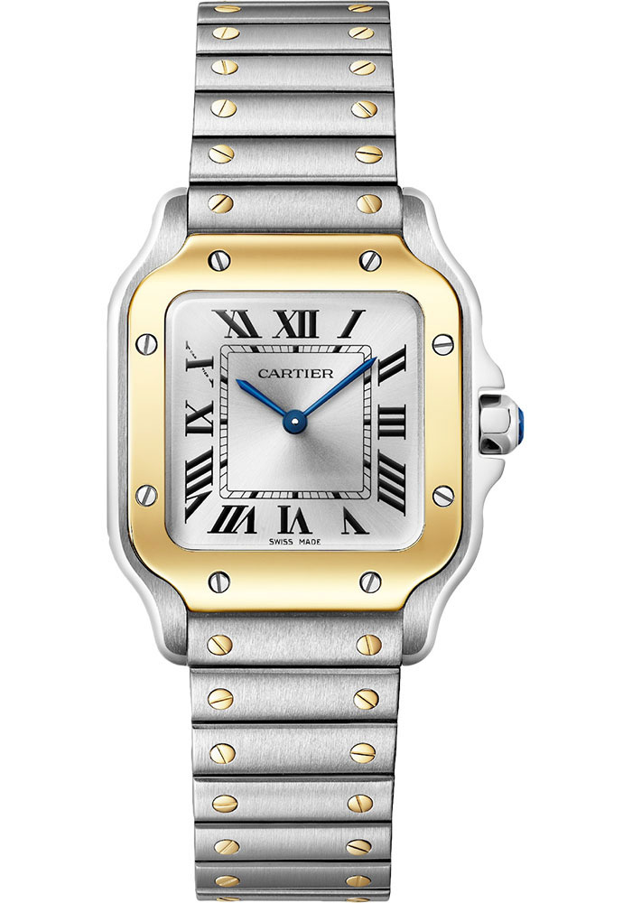 Cartier Watches - Santos de Cartier Small - Steel and Yellow Gold - Style No: W2SA0033