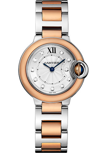 cartier ballon bleu 28mm rose gold