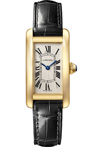 Cartier Watches - Tank Americaine Small - Yellow Gold - Style No: WGTA0039