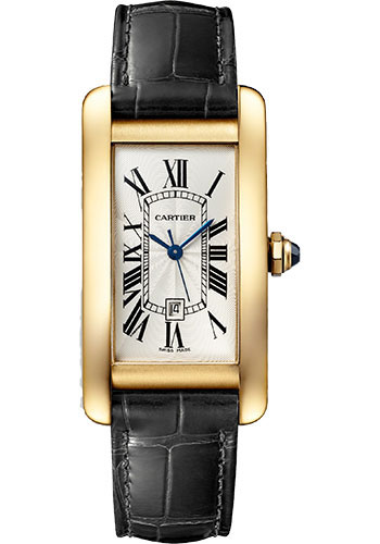 Cartier Watches - Tank Americaine Medium - Yellow Gold - Style No: WGTA0040