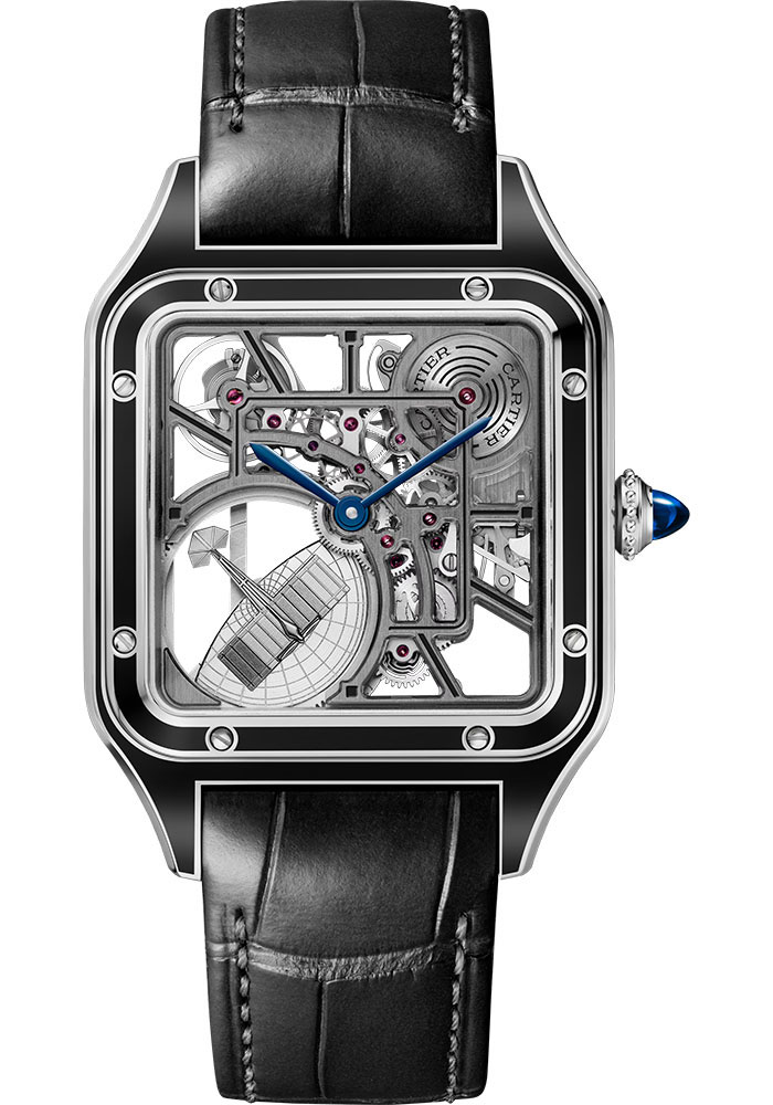 Cartier Watches - Santos Dumont Large - Stainless Steel - Style No: WHSA0044
