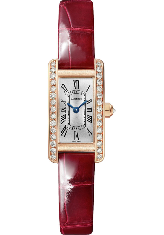 Cartier Watches - Tank Americaine Mini - Pink Gold - Style No: WJTA0041