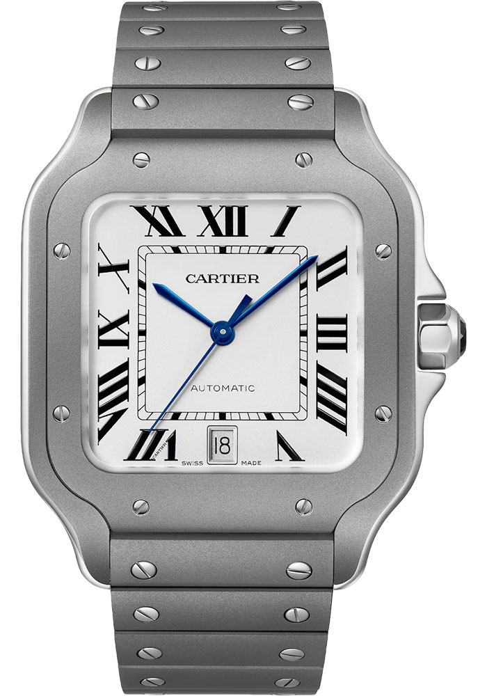 Cartier Watches - Santos de Cartier Large - Stainless Steel - Style No: WSSA0089