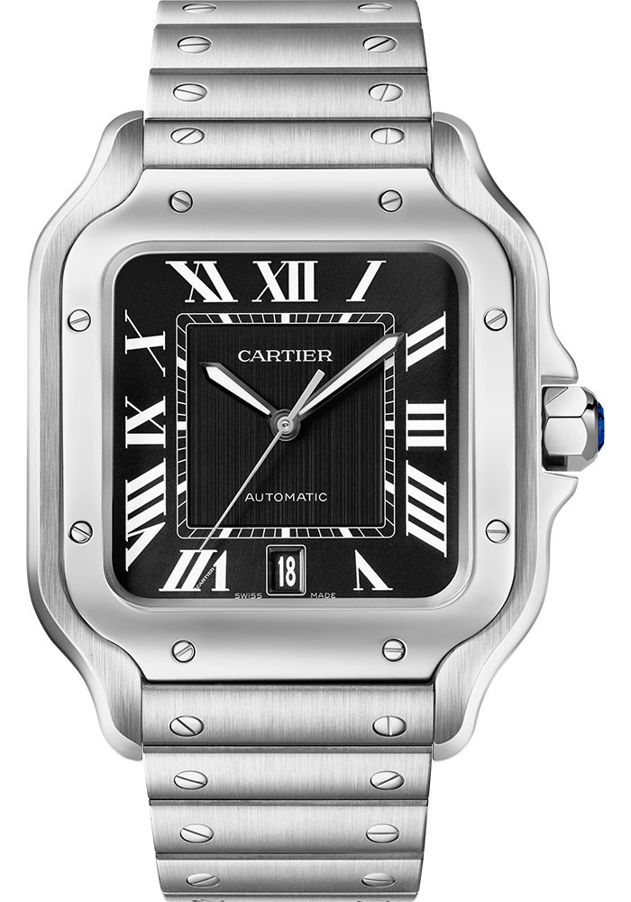 Cartier Watches - Santos de Cartier Large - Stainless Steel - Style No: WSSA0096