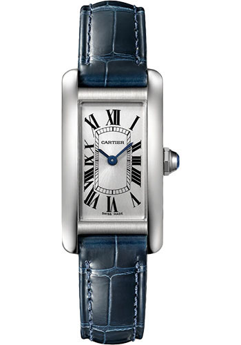 Cartier Watches - Tank Americaine Small - Stainless Steel - Style No: WSTA0043