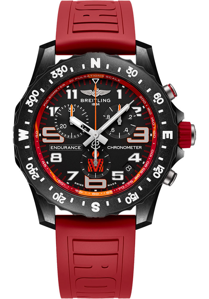 Breitling Watches - Endurance Pro 44mm - Breitlight - Rubber Strap - Tang Buckle - Style No: X823107C1M1S1