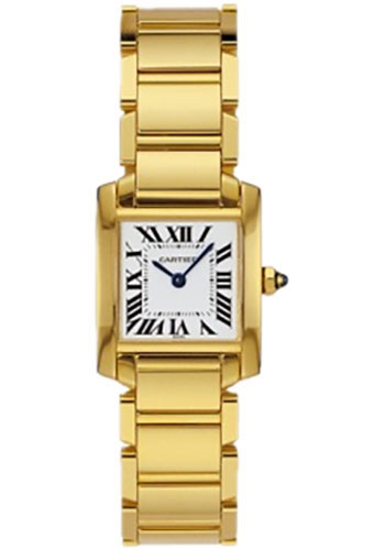 cartier tank gold