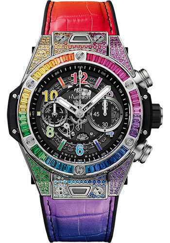 Hublot Watches - Big Bang 45mm Unico Rainbow - Style No: 411.NX.1117.LR.0999