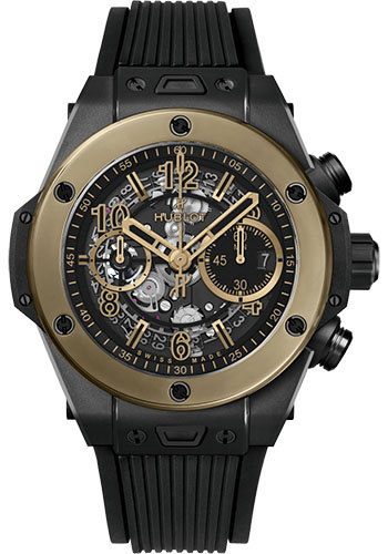 Hublot Watches - Big Bang 44mm Unico Black Ceramic - Style No: 421.CM.1130.RX