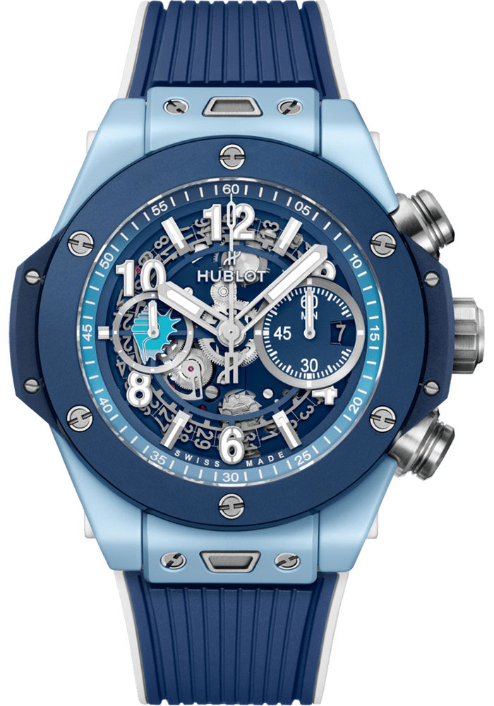 Hublot Watches - Big Bang 44mm Unico Blue Ceramic - Style No: 421.EX.5129.RX.HBC25