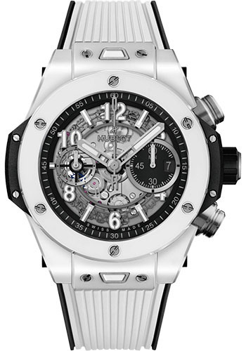 Hublot Watches - Big Bang 44mm Unico White Ceramic - Style No: 421.HX.1170.RX
