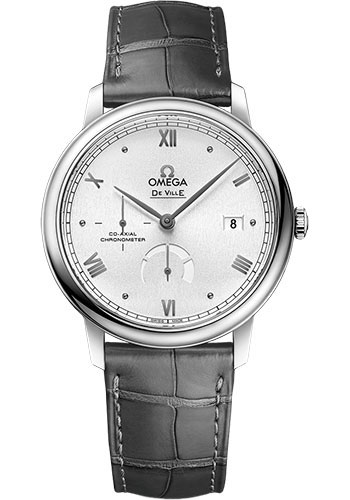 Omega Watches - De Ville Prestige Co-Axial Power Reserve - 39.5 mm - Stainless Steel - Style No: 424.13.40.21.02.005