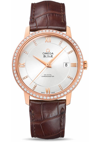Omega Watches - De Ville Prestige Co-Axial 39.5 mm - Red Gold - Style No: 424.58.40.20.52.002