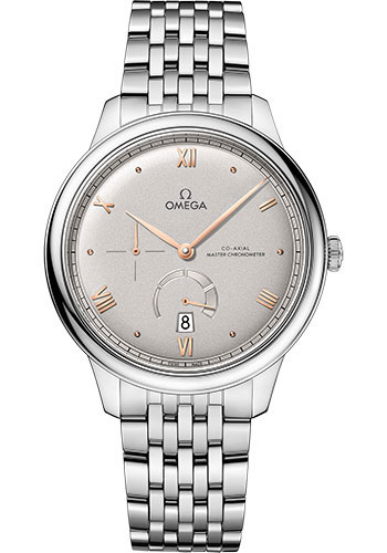 Omega Watches - De Ville Prestige Co-Axial Power Reserve - 41 mm - Stainless Steel - Style No: 434.10.41.21.06.001