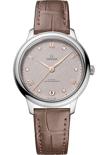 Omega Watches - De Ville Prestige Co-Axial 34 mm - Stainless Steel - Style No: 434.13.34.20.52.002