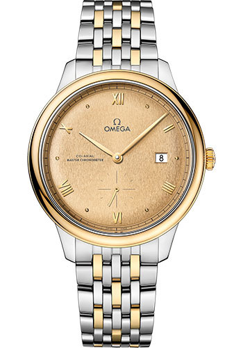 Omega Watches - De Ville Prestige Co-Axial Small Seconds - 41 mm - Steel and Yellow Gold - Style No: 434.20.41.20.08.001