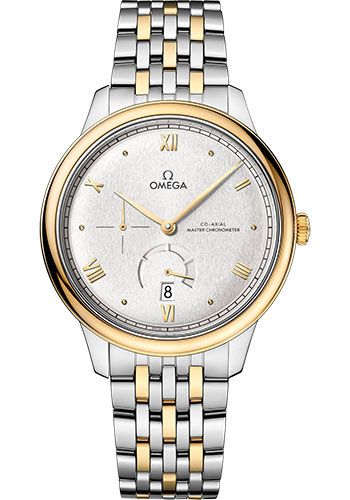 Omega Watches - De Ville Prestige Co-Axial Power Reserve - 41 mm - Steel and Yellow Gold - Style No: 434.20.41.21.02.001