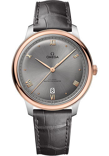 Omega Watches - De Ville Prestige Co-Axial 40 mm - Steel and Sedna Gold - Style No: 434.23.40.20.06.001