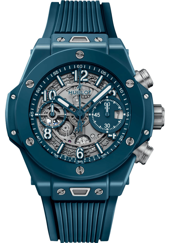 Hublot Watches - Big Bang 42mm Unico Petrol Blue Ceramic - Style No: 441.ES.5121.RX