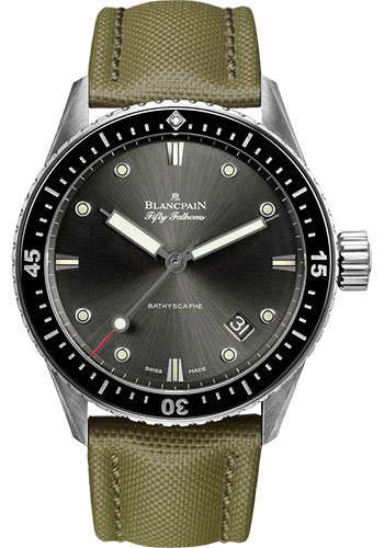 Blancpain Watches - Fifty Fathoms Bathyscaphe - Stainless Steel - Style No: 5000-1110-K52A